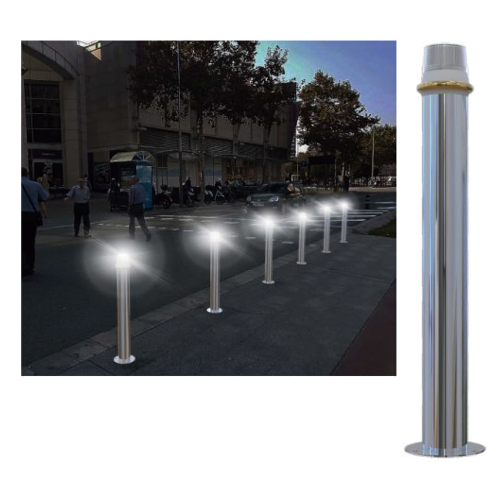 Bolardo Kira de Acero Inox.